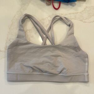 Lululemon Gray Racerback Sports Bra size 6